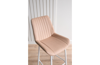 Барный стул Paskal white / chrome