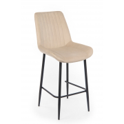 Полубарный стул Седа бежевый (zd 210) / черный