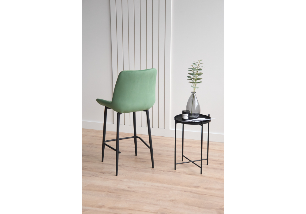 Полубарный стул Седа фисташковый (zd 651) / черный