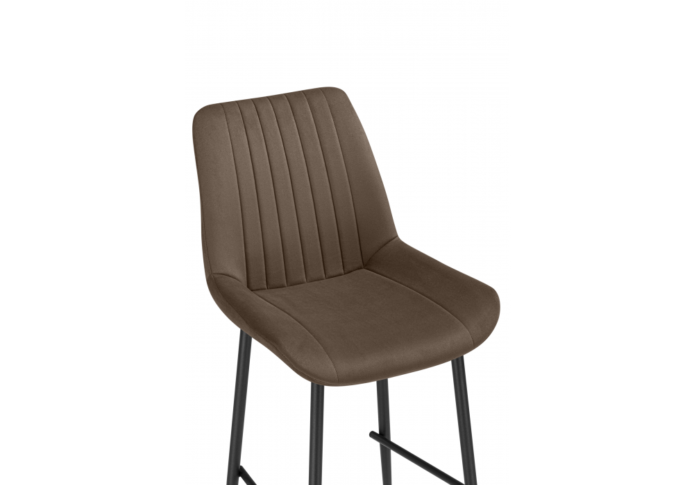 Полубарный стул Седа коричневый (zd 233) / черный