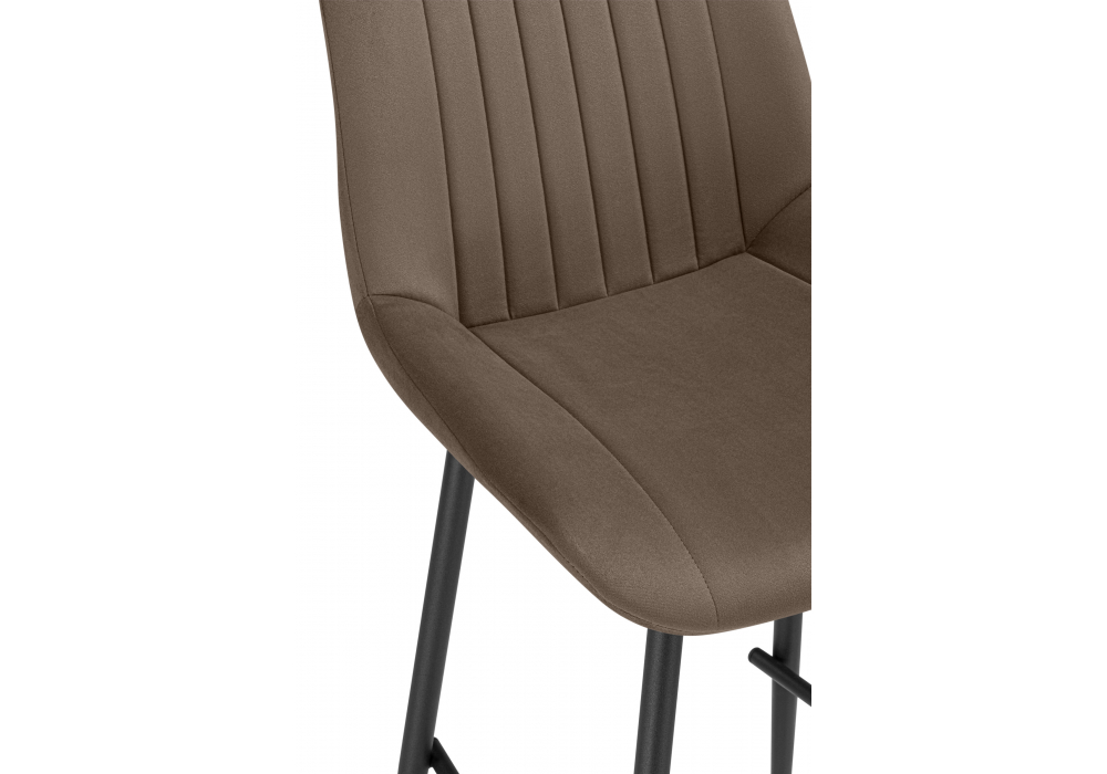 Полубарный стул Седа коричневый (zd 233) / черный