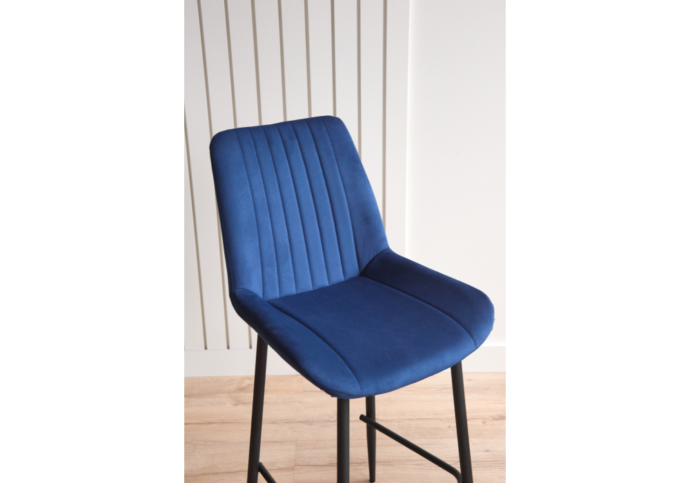 Полубарный стул Седа синий (zd 798) / черный