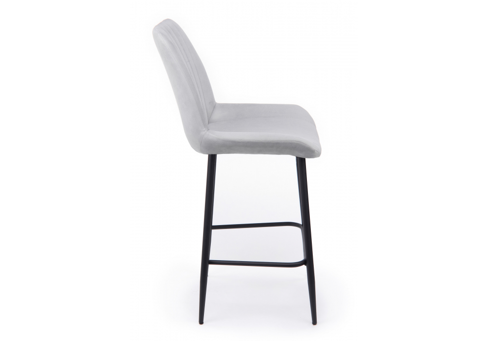 Полубарный стул Седа светло-серый (zd 960) / черный