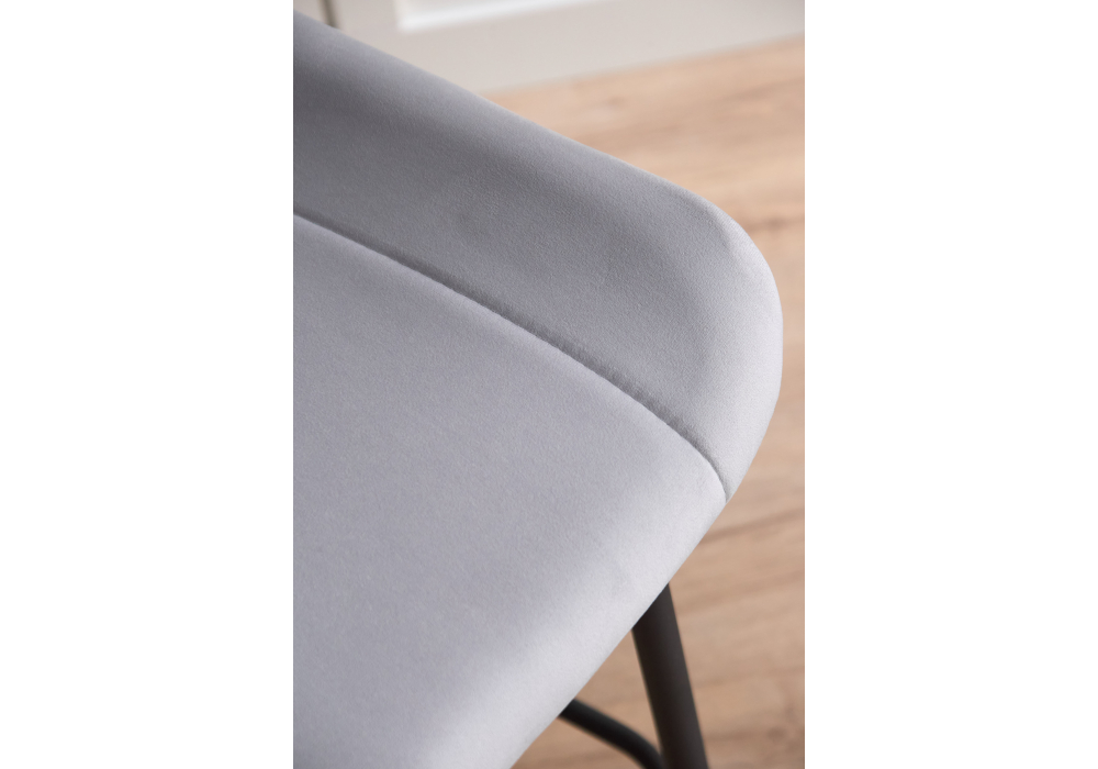 Полубарный стул Седа светло-серый (zd 960) / черный