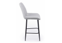 Полубарный стул Седа светло-серый (zd 960) / черный