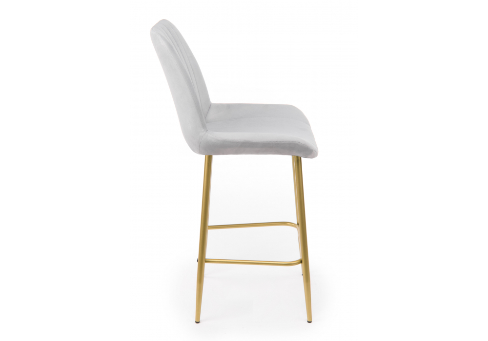 Полубарный стул Седа светло-серый (zd 960) / золотой