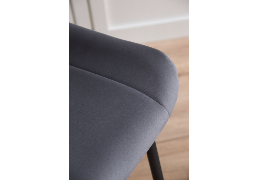 Полубарный стул Седа темно-серый (zd 995) / черный