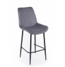 Полубарный стул Седа темно-серый (zd 995) / черный
