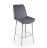Полубарный стул Седа темно-серый (zd 995) / серый