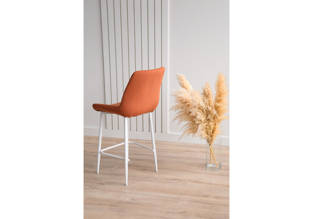 Полубарный стул Седа терракотовый (zd 432) / белый
