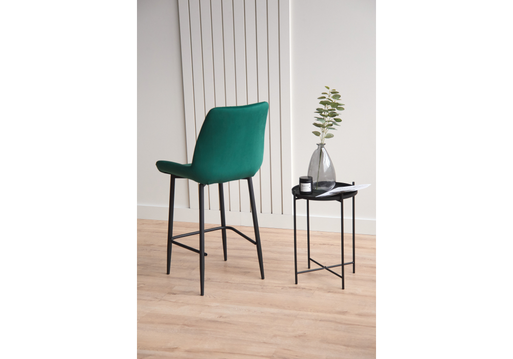 Полубарный стул Седа зеленый (zd 667) / черный