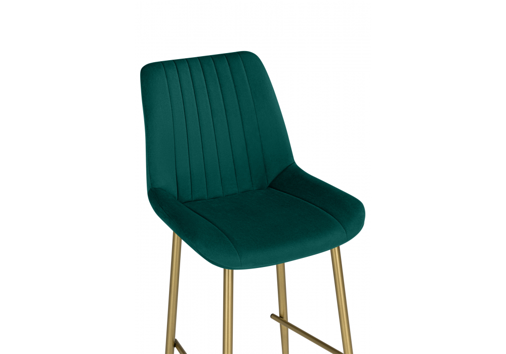 Полубарный стул Седа зеленый (zd 667) / золотой