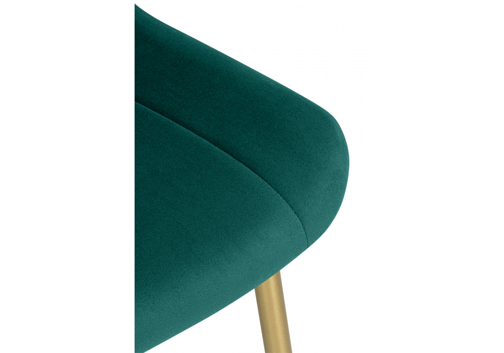 Полубарный стул Седа зеленый (zd 667) / золотой