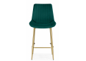 Полубарный стул Седа зеленый (zd 667) / золотой