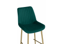 Полубарный стул Седа зеленый (zd 667) / золотой
