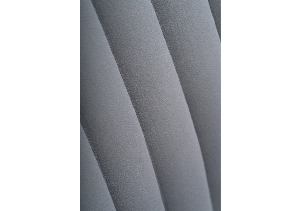 Полубарный стул Вейв вращающийся светло-серый velutto 52 / черный каркас