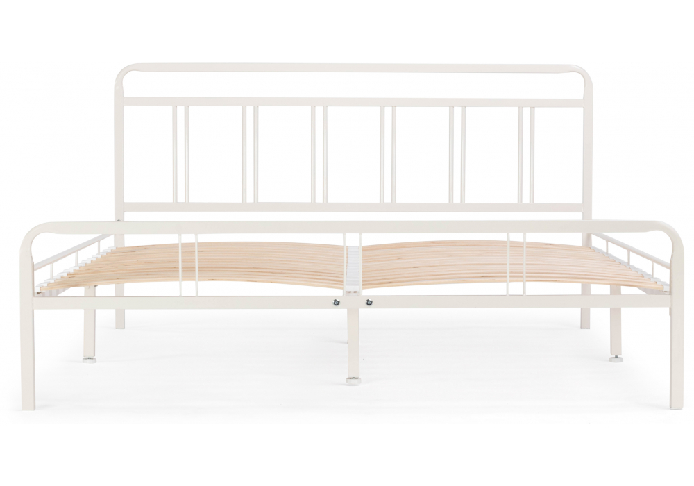 Полутораспальная кровать Рейк 140х200 белая