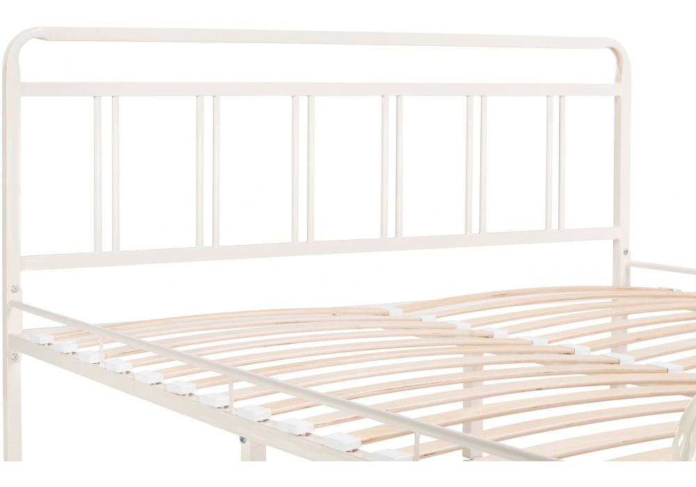 Полутораспальная кровать Рейк 140х200 белая