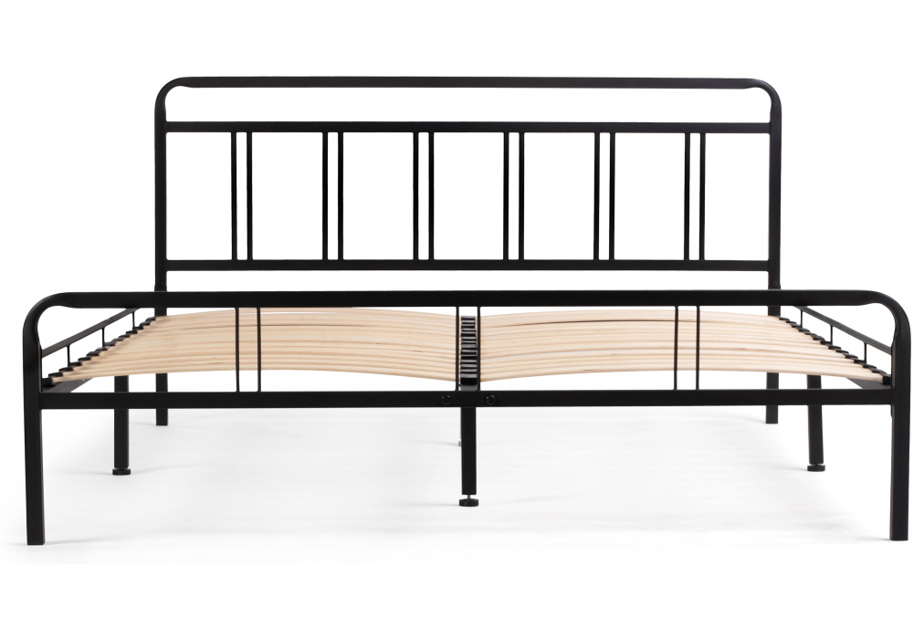 Полутораспальная кровать Рейк 140х200 черная