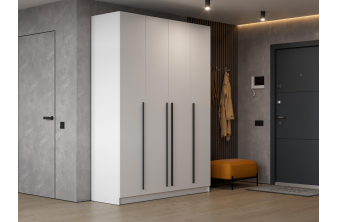 Навесной шкаф Роут 3 белый