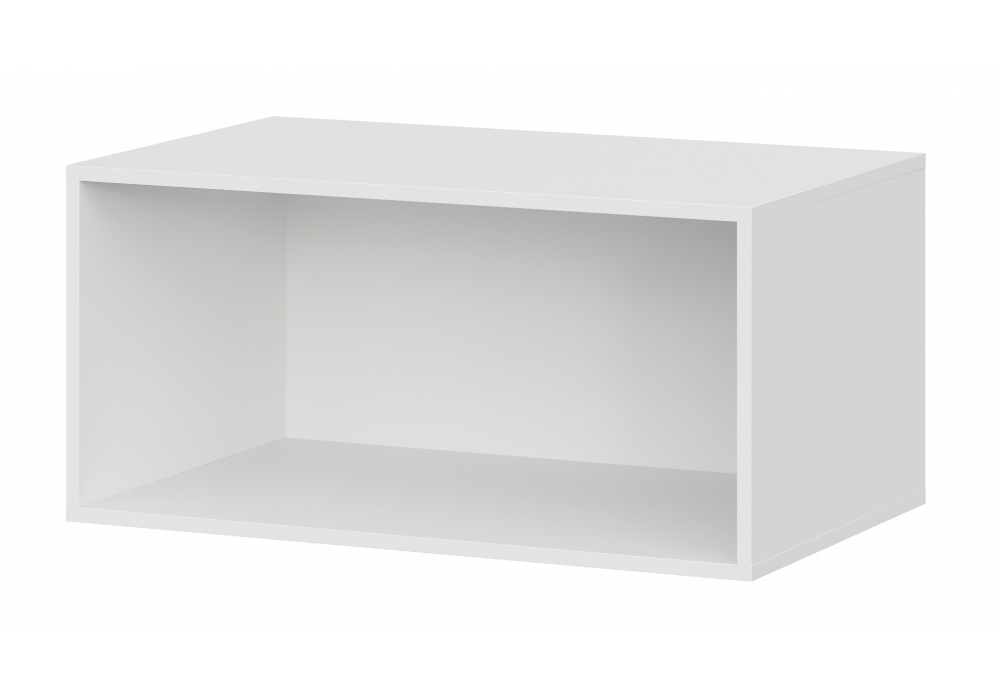 Шкаф Даиго с антресолью белый текстурный комплектация 1