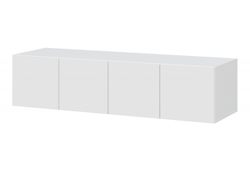 Шкаф Даиго с антресолью белый текстурный комплектация 3