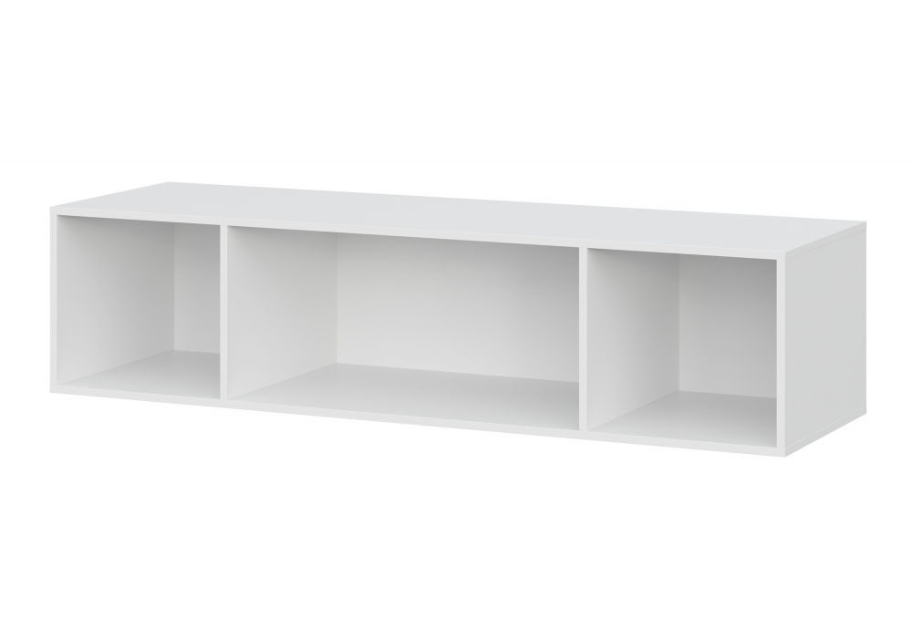 Шкаф Даиго с антресолью белый текстурный комплектация 3