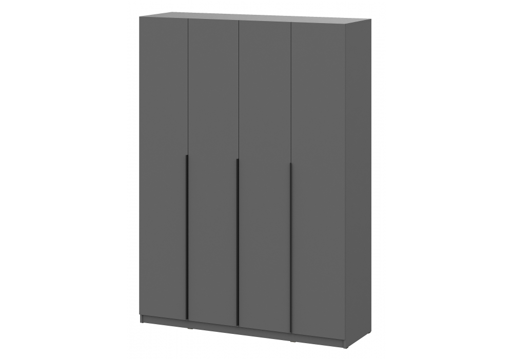 Шкаф Даиго с антресолью графит серый комплектация 3