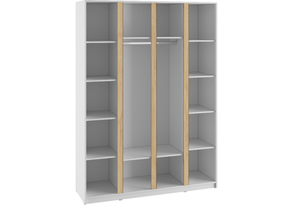 Шкаф Кассий 160 4-х ств белый