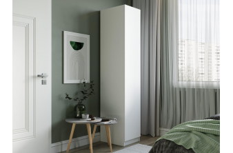 Шкаф Даиго двухстворчатый графит серый