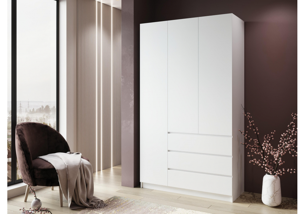 Шкаф Мадера ШМ 1200 лдсп белый