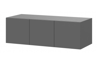 Шкаф навесной Даиго 120 графит серый