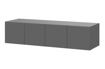 Шкаф навесной Даиго 160 графит серый