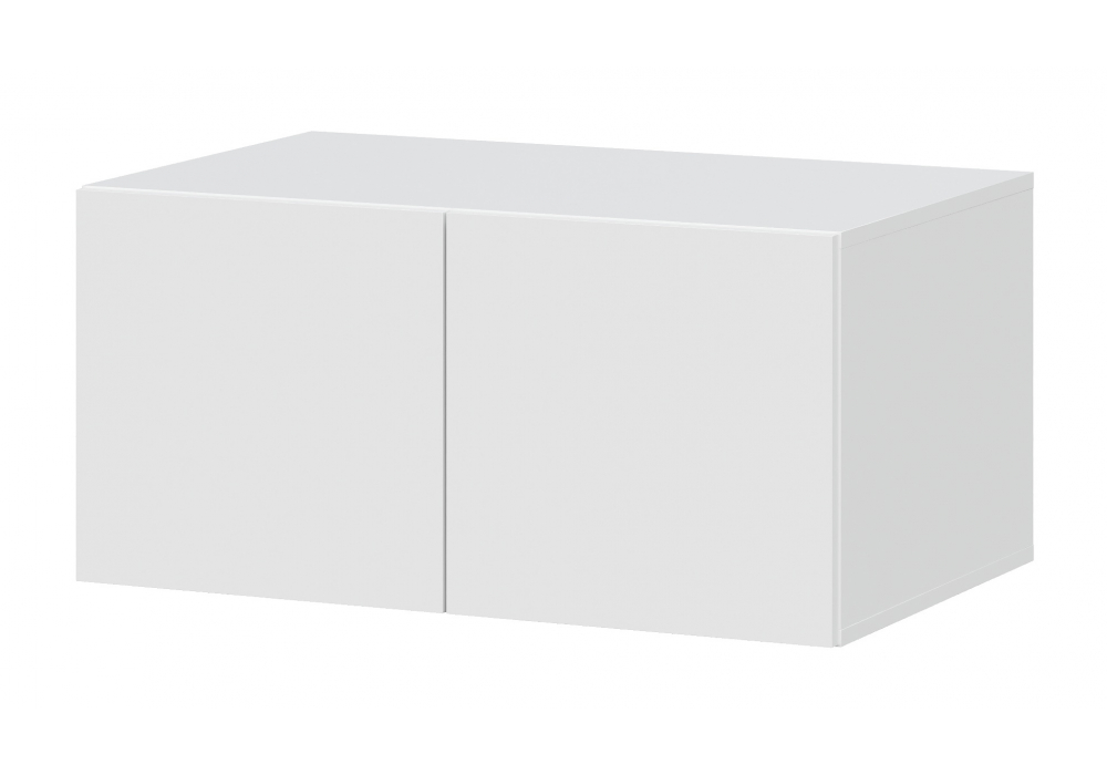 Шкаф навесной Даиго 80 белый текстурный