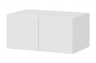 Шкаф навесной Даиго 80 белый текстурный