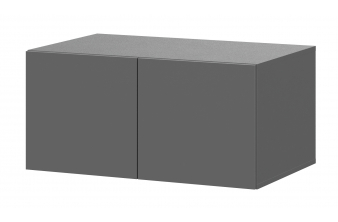 Шкаф навесной Даиго 80 графит серый