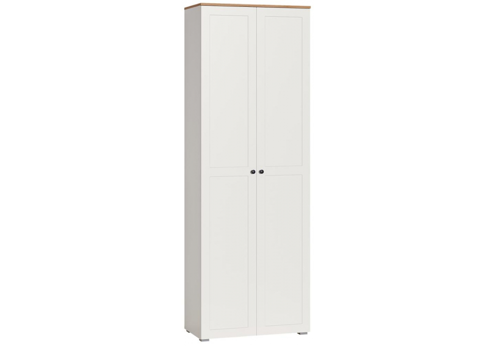 Шкаф Опра 16.307 белый PE шагрень / дуб золотой craft