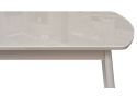 Стеклянный стол Бейкер 120(1502)х70х75 латте / капучино