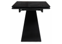 Стеклянный стол Хорсборо 140(200)х80х79 обсидиан / черный