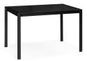 Стеклянный стол Линдисфарн 120(170)х80х75 черный