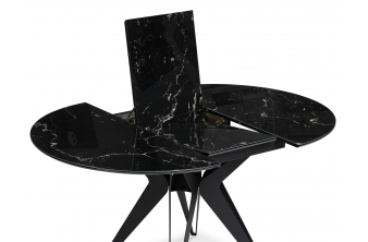 Письменный стол Минден с надстройкой 84х42,4х175 дуб вотан / антрацит черный