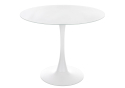 Стеклянный стол Tulip 90 white