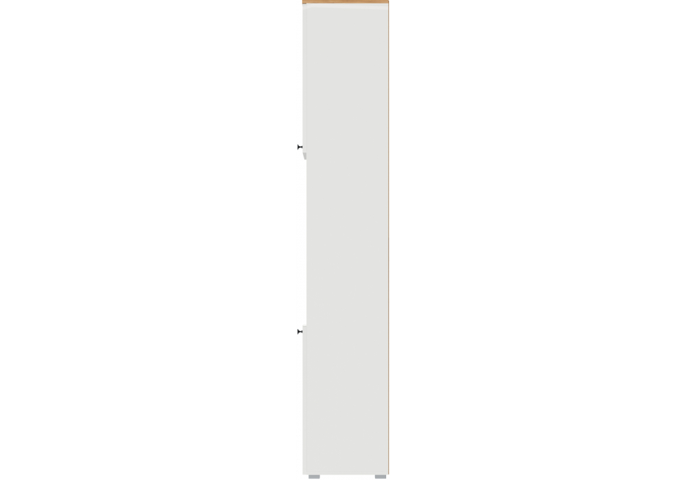 Стеллаж Опра белый шагрень / дуб золотой craft