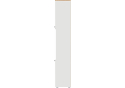 Стеллаж Опра белый шагрень / дуб золотой craft