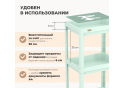 Стеллаж Sheffilton SHT-SS25-3 Пастельно-зелёный