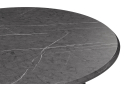 Деревянный стол Абилин 90х76 мрамор черный / черный матовый