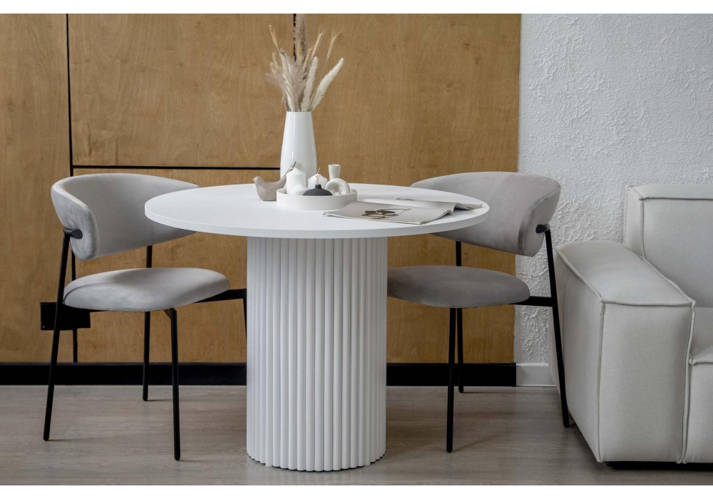 Стол Барел 100 белый / белый