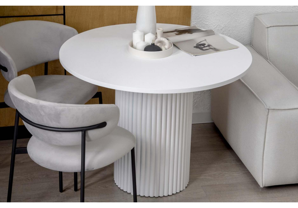 Стол Барел 100 белый / белый