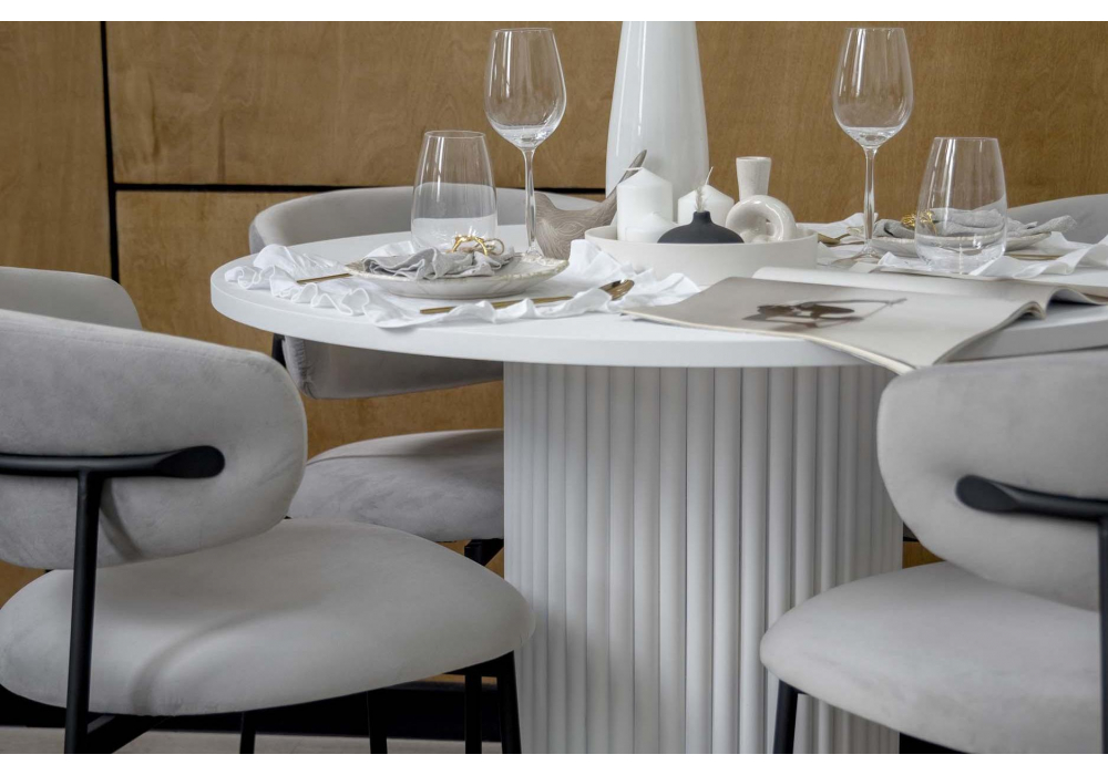 Стол Барел 100 белый / белый