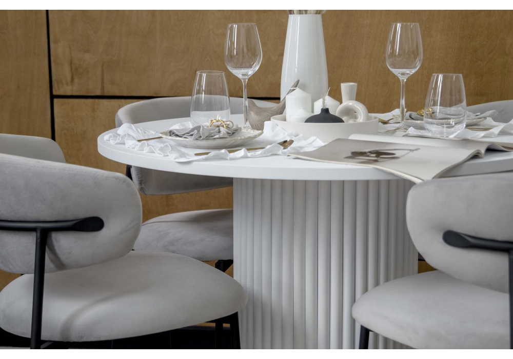 Стол Барел 110 белый / белый